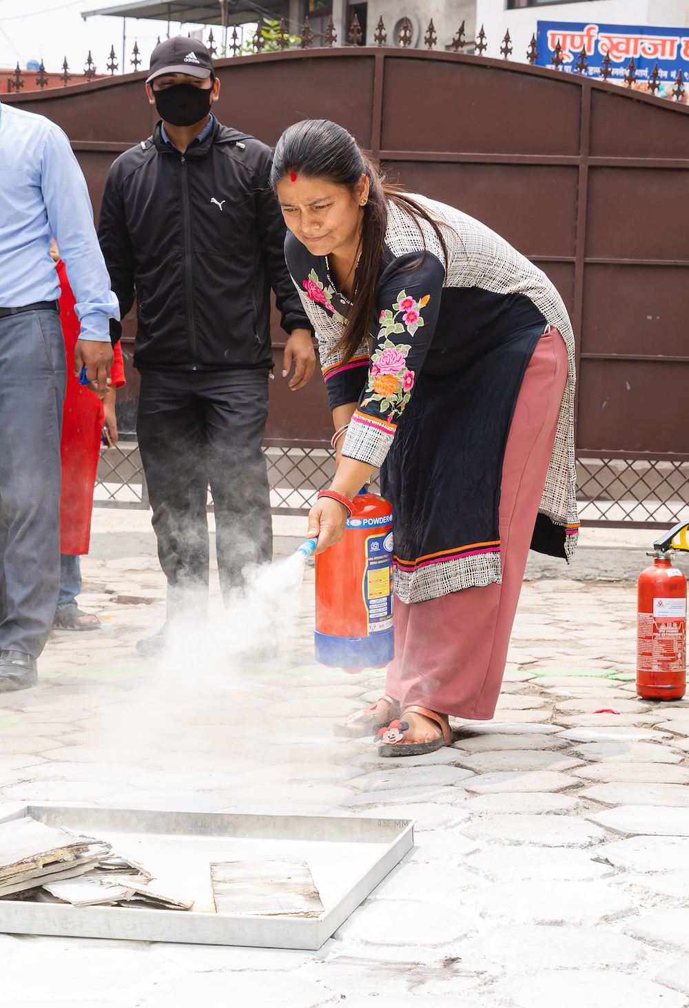 Fire Safety Training at Felt and Yarn